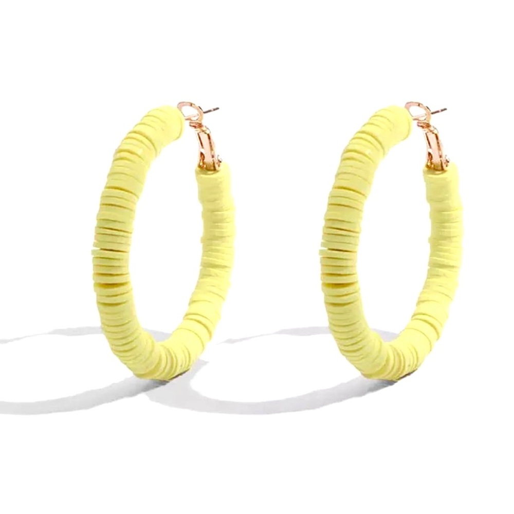 ๐3/$30 New Colorful Disc Hoops - Picture 9 of 12